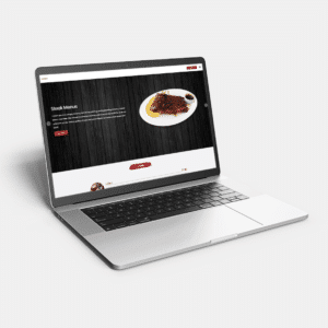 Menu Landing page CMS